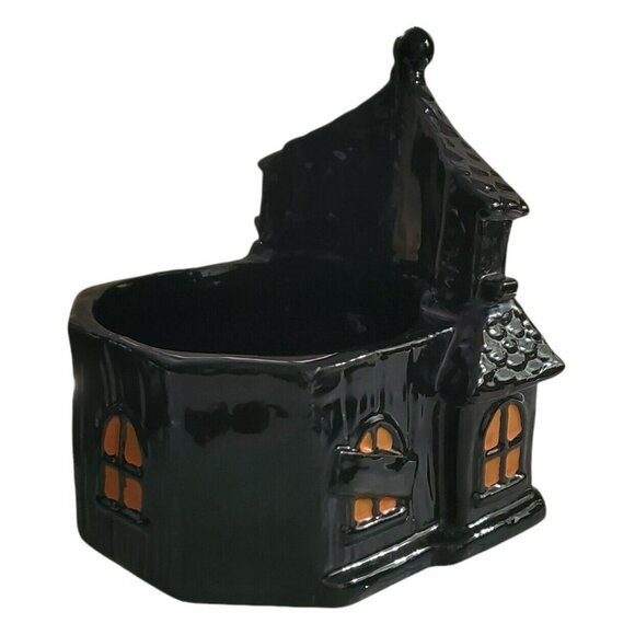 New Yankee Candle Haunted House Jar Holder Boney Bunch Halloween Ceramic 2021 - Picture 4 of 16